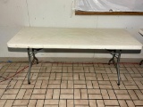 Lifetime 6ft Folding Banquet Table
