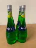 4 Bottles, Bols Amsterdam 1575 Melon Liqueur, 1 Liter Bottles
