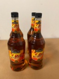 4 Bottles Hiram Walker Butterscotch Schnapps, 1 Liter Ea.