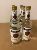 6 Bottles, Montezuma Triple Sec Liqueur, 1 Liter ea