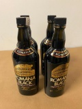 4 Bottles, Romana Black Liquore Di Sambuca Liqueur, 750ml ea