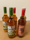 5 Bottles, Captain Morgan, (2) Sliced Apple, (3) Gingerbread - Spiced Rum, 750ml ea.