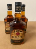 3 Bottles, Jim Beam Devil's Cut Bourbon Whiskey, 750ml