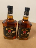 2 Bottles, Jim Beam Black Extra-Aged Bourbon, 1 Liter