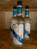 3 Bottles Barton Gin, 1 Liter