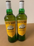 2 Bottles, Cutty Sark Blended Scotch Whisky, 1 Liter ea.
