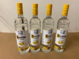 4 Bottles Ketel One Citroen Vodka, 3 750ml, 1, 1 Liter