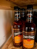 10 Bottles Early Times Kentucky Whisky 1 Liter Bottles