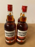4 Bottles, Southern Comfort Whiskey, 1 Liter Ea.