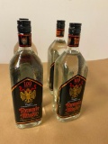 4 Bottles, 100 Proof Rumple Minze Peppermint Schnapps, 1 Liter Bottles