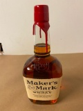 Maker's Mark Kentucky Straight Bourbon Whisky, 1 Liter Bottle