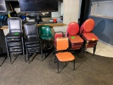 Group of Chairs, Most Have Rips in Vinyl