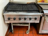 Southbend 6-Burner Charbroiler w/ 22in x 22in Cook Surface & Equipment Stand