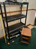 Misc. Furniture, Heater, Fan, Shelving, Cooler, Printer, Cabinet in Office & Kitchen, See Pictures