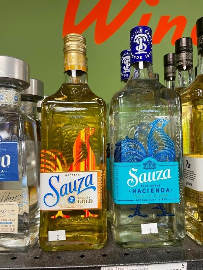 4 Bottles 750ml Sauza Tequila - (2) Gold & (2) Hacienda