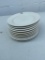 Lot of 10, 9-1/2in Round Restaurant China Plates