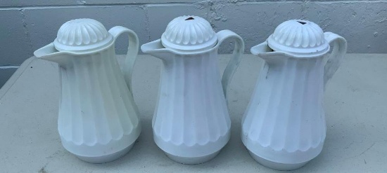 Lot of 3 Coffee Carafes