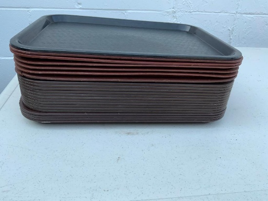 Lot of 20 NSF Cafeteria Trays 12in x 16in