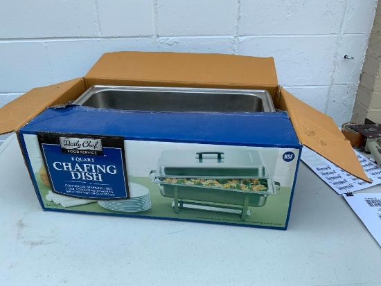 Daily Chef Food Service 8-Quart Chafing Dish w/ Orig. Box
