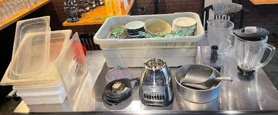 Blender, Cutting Boards, Water Pitchers, Smallware, Large Group, Look at All Pictures for Detail.