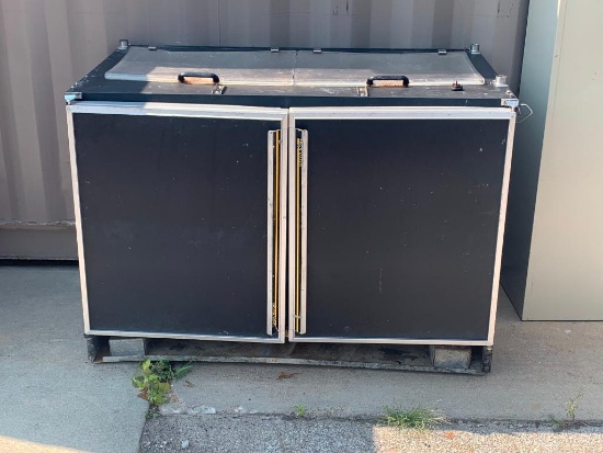 Prince Castle / Silver King Model SKP4812/C19 Commercial 2-Door Refrigerator w/ Reach-In Top Prep