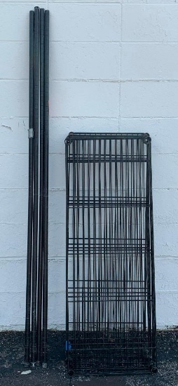 NSF Dunnage Shelving Unit, Disassembled