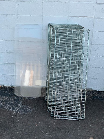 NSF Dunnage Shelving Unit, Disassembled