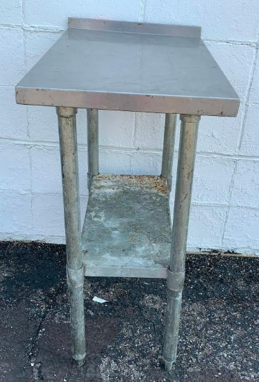 EFL NSF Narrow Stainless Steel Table / Equipment Stand