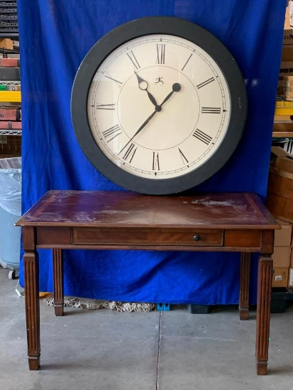 Clock and Table