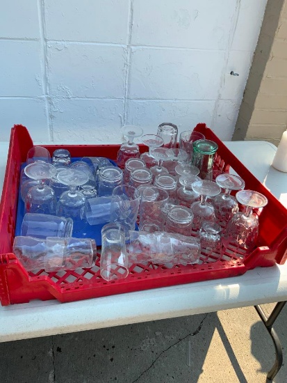 Rack of Bar Glasses