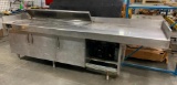 3-Door Stainless Steel Refrigerated Sandwich/Salad Prep Table 120in x 36in x 41in