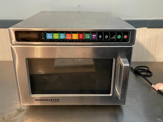 Menumaster Model: MDC12A2 HD Stainless Steel Commercial Microwave