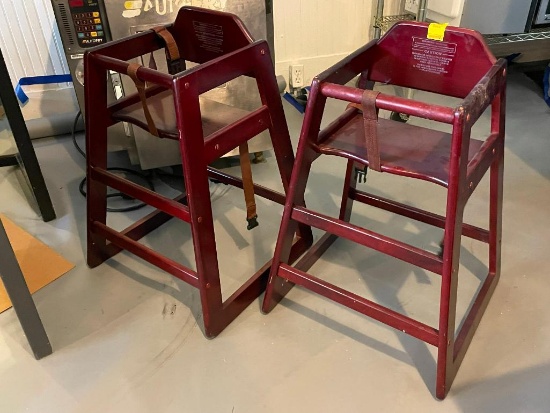 Lot of 2 WINCO High Chairs, Sold 2 x's High Bid