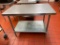 Stainless Steel Prep Table w/ Lower Shelf, NSF 48in x 30in x 35in