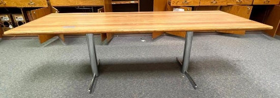 Beautiful Wood Top Work Table, Johnson
