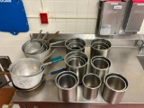 Commercial Pans and Stainless Steel Inserts