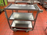 Lakeside Stainless Steel Utility Cart, 27in x 18in x 35in