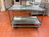 Lakeside Stainless Steel Utility Cart, 50in x 21in x 36in