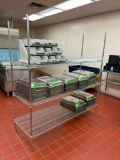 Mobile Dunnage Shelving Rack NSF 72in x 24in x 75in