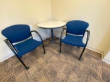 Nice Table w/ Two Matching Chairs w/ Casters