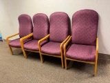 Lot of 4 Lobby Chairs