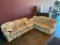 Matching Couch and Sofa, Floral Pattern
