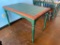 Farm House Table, Tile Top Table, 48in x 30in x 30in