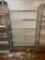 Stationary Chrome Shelving Dunnage Rack - NSF - 48in x 18in x 74in
