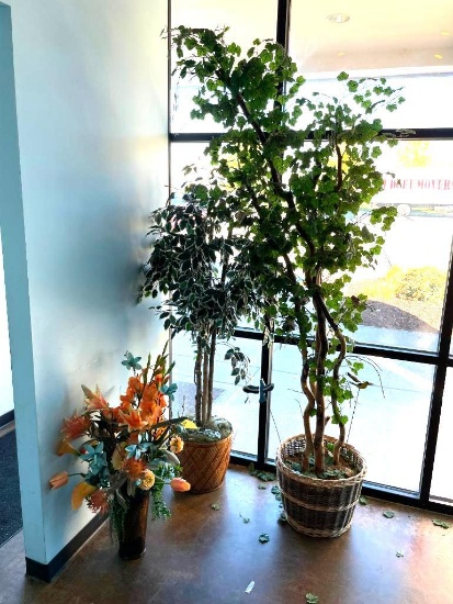 Artificial Plants, Flowers, Vases