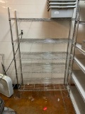 Stationary Chrome Shelving Dunnage Rack - NSF - 48in x 18in x 74in