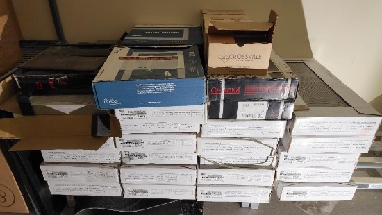 Assorted Tiles; 150+ Interceramic Concrete Black 12" x 24" & More