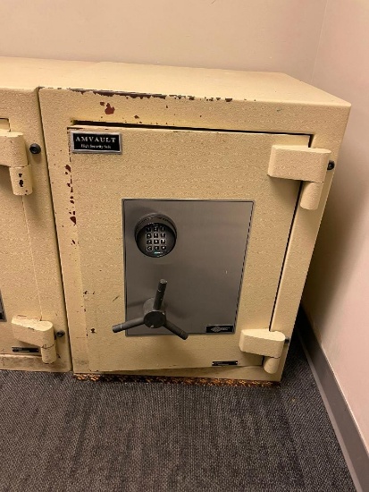 AMVAULT High Security Safe w/ Crank Arm & Digital Keypad, 32in x 25.5in x 24in w/ Combo