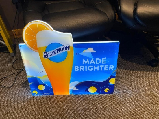 Blue Moon Beer LED Beer Sign