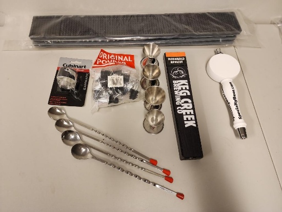 Group of Barware & Beer Tap